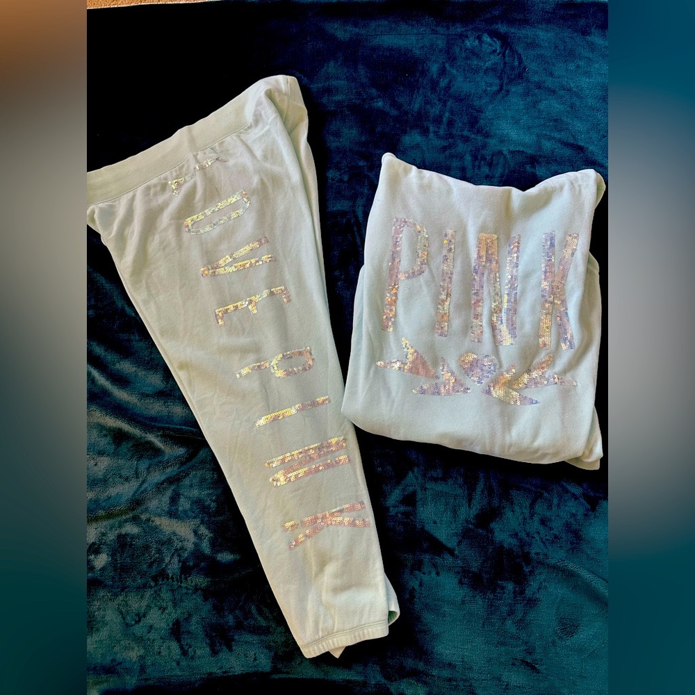 Classic Victoria's Secret PINK Sequin Lounge Set